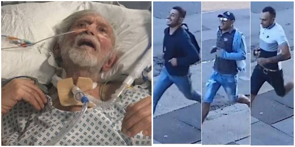 Tre unge menn løp leende vekk etter overfall på 82-årig kreftsyk mann
