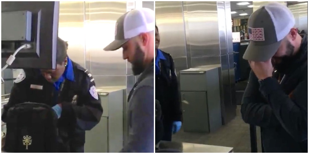 Far lager vanvittig opptrinn på flyplass: Da sikkerhetspersonalet sjekket sønnens bag, gjemte det seg en stygg overraskelse