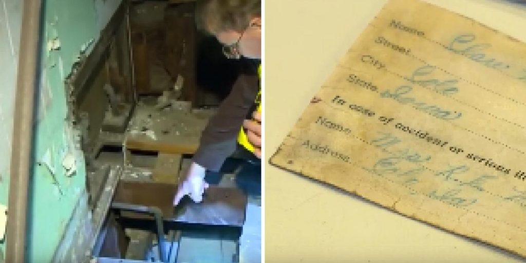 Par finner gammel veske under gulvet midt i oppussingen: Når de åpner den, kan de ikke tro sine egne øyne