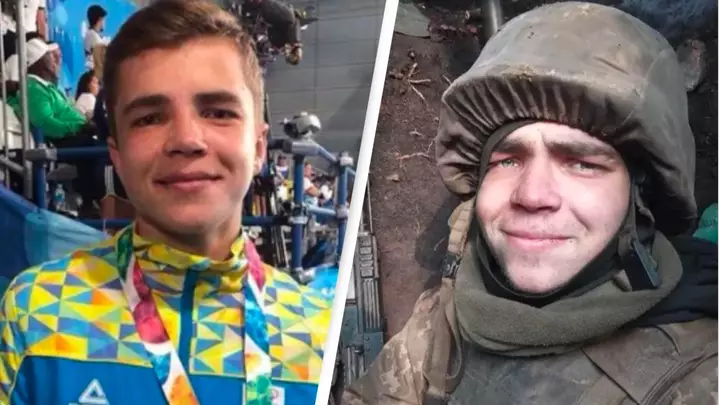 Den ukrainske 22 år gamle boksemesteren dør mens han forsvarer landet sitt fra Russland