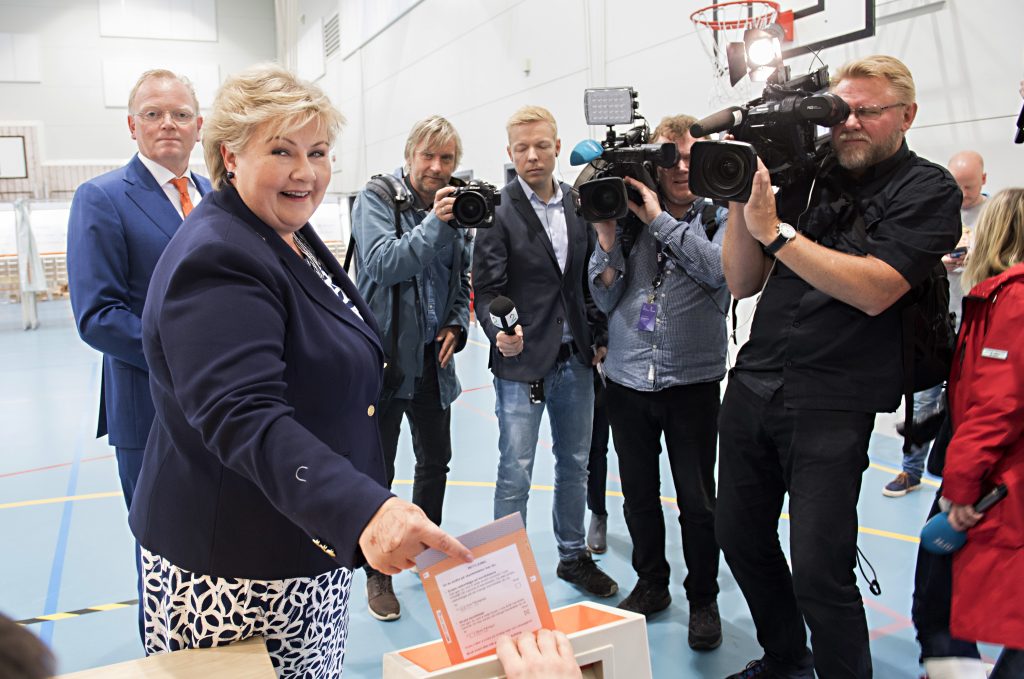 Erna Solberg har aldri vært mer populær