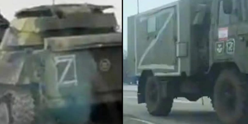Mystisk ‘Z’ oppdaget på russiske militære kjøretøy: ‘Forvent det verste’