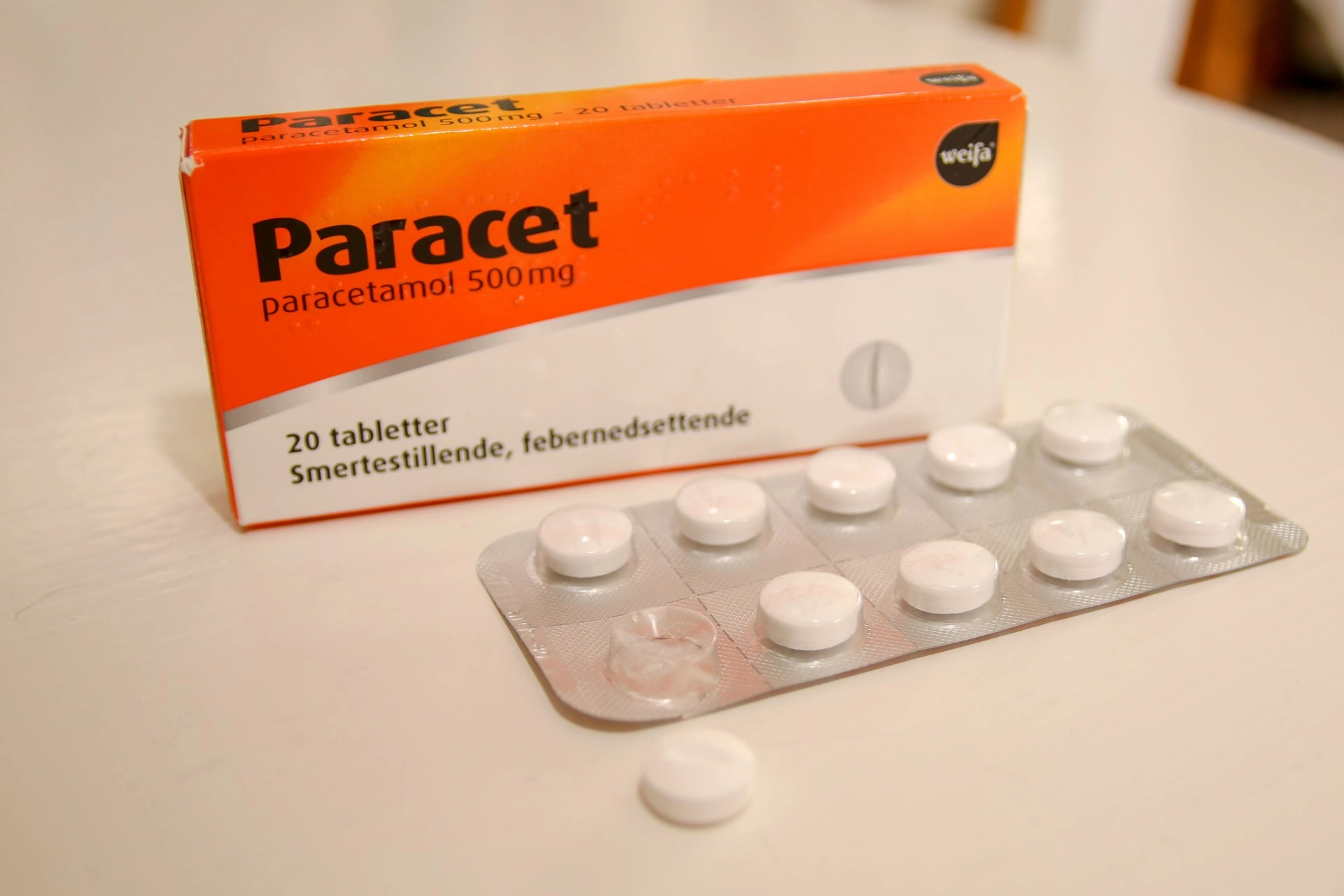 Giftinformasjonen advarer: Alvorlig paracet-forgiftning