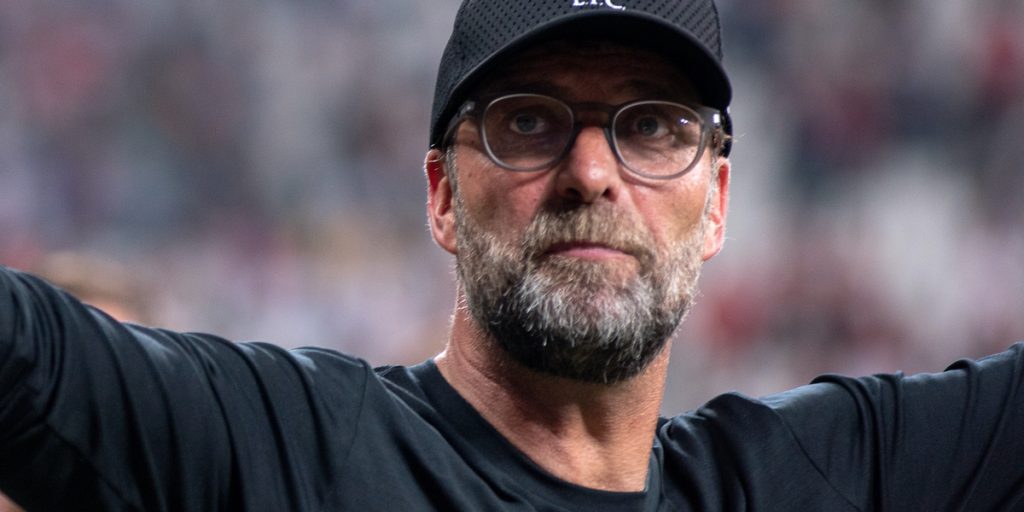 Jürgen Klopp i stor sorg