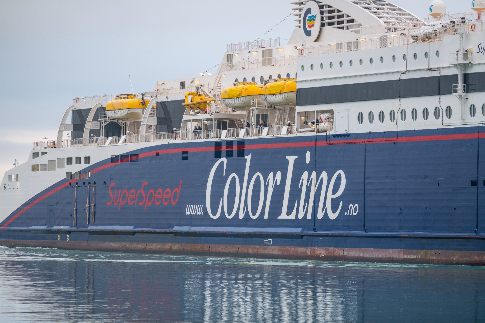 Color Line har kansellert alle avganger i flere dager