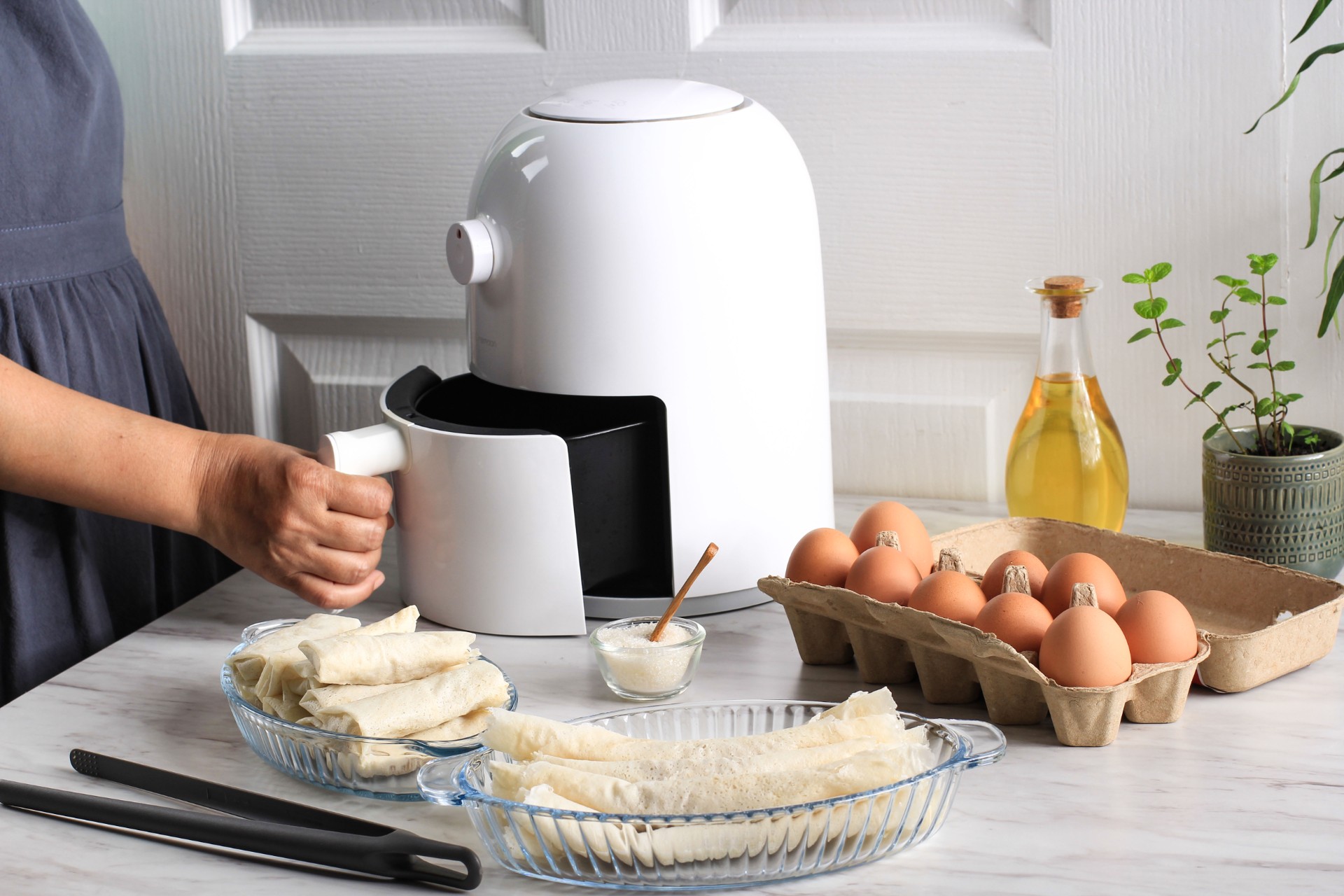 Lag pannekaker i airfryer – ja, det går an!