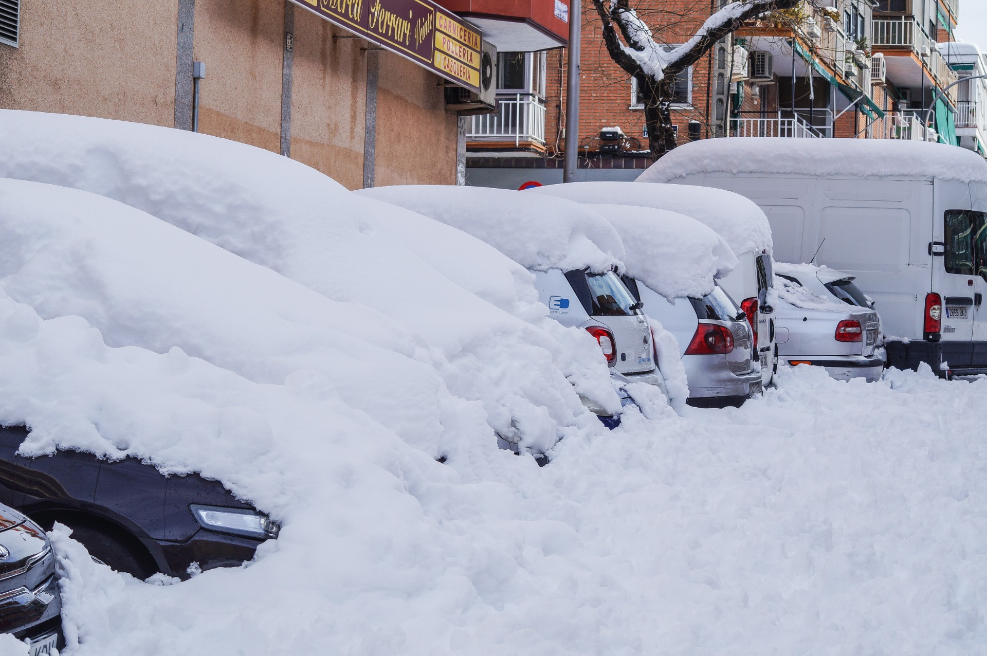 Kansellering av leveranser på grunn av snøkaos