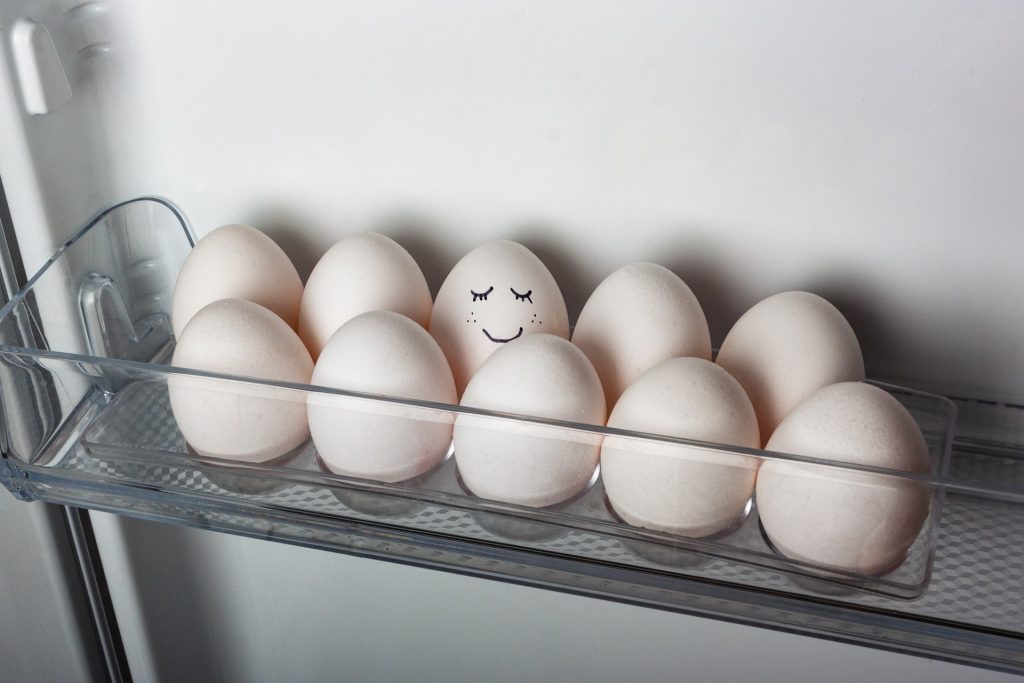 Viktig: Derfor bør du aldri sette egg i kjøleskapsdøren