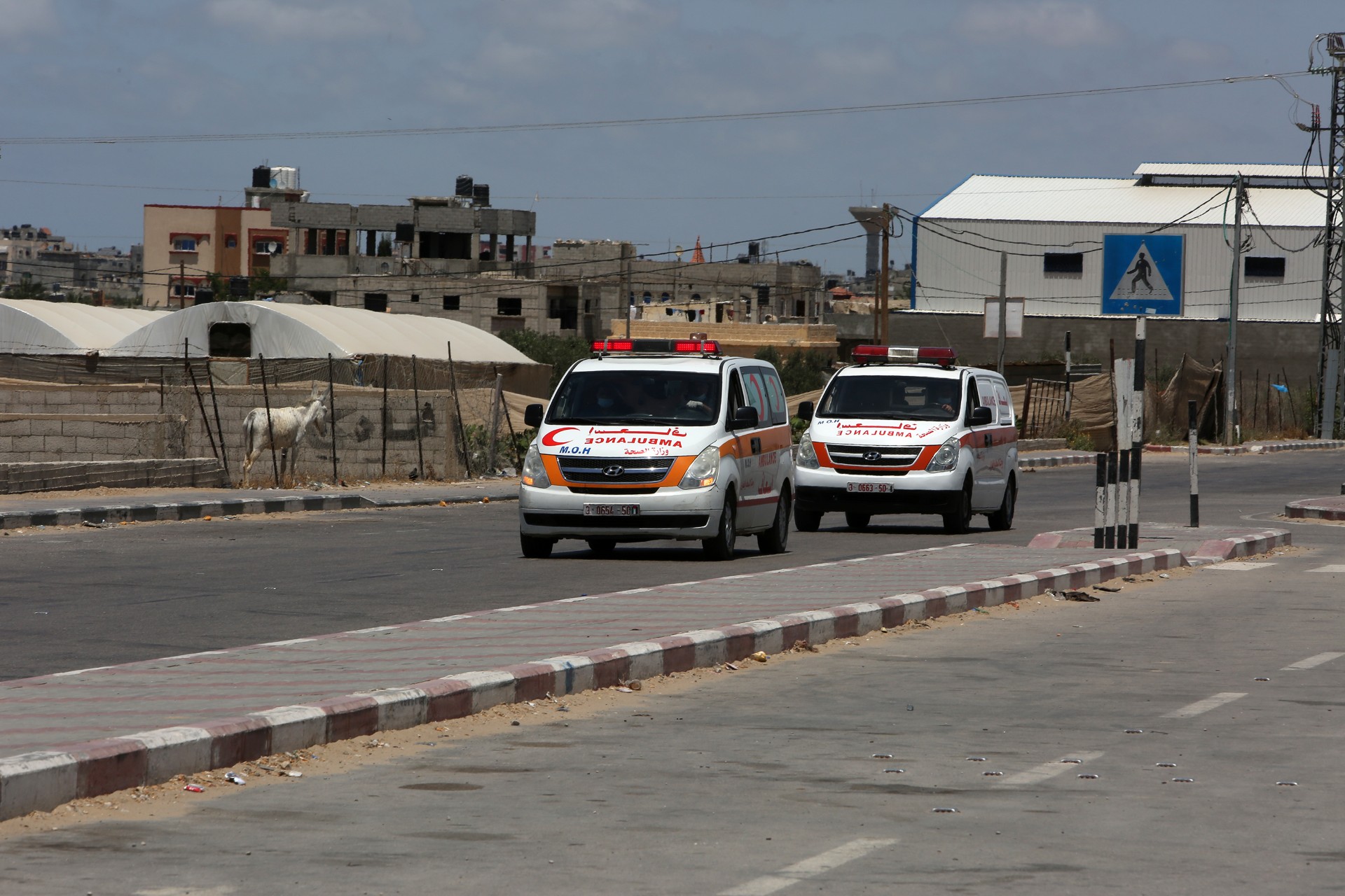 Seks døde etter angrep på ambulanse i Gaza
