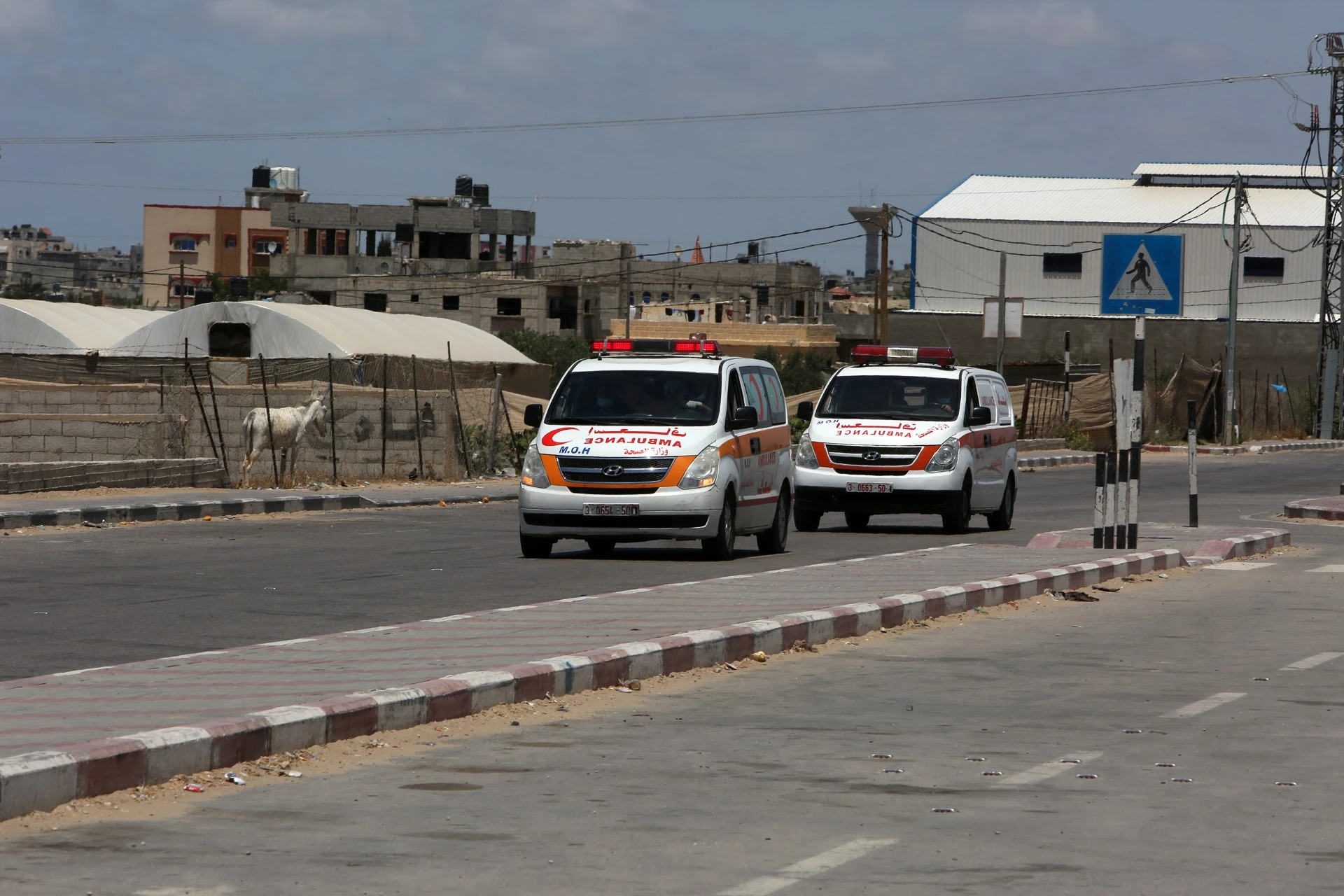 Seks døde etter angrep på ambulanse i Gaza
