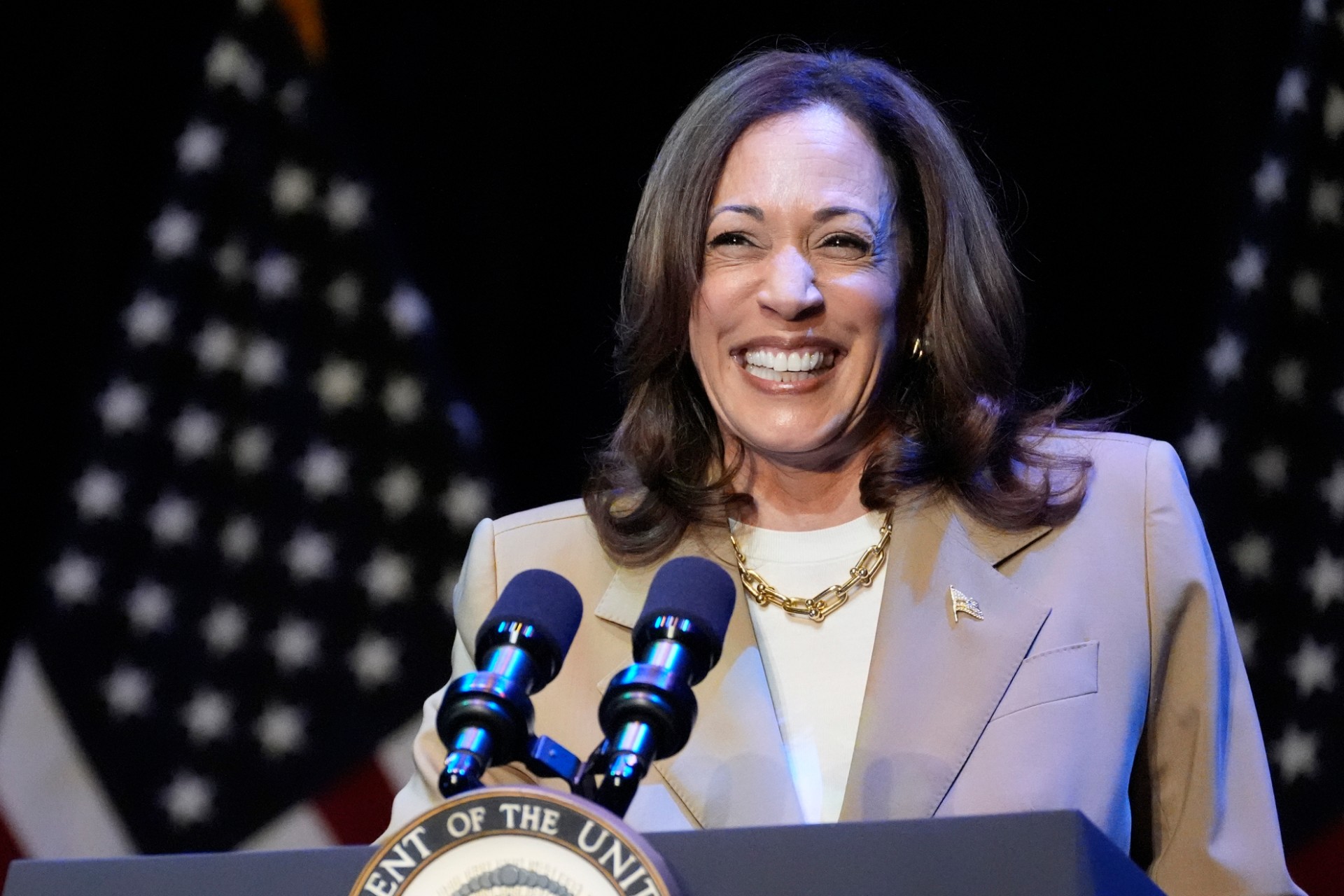 Overraskelse fra Kamala Harris i natt