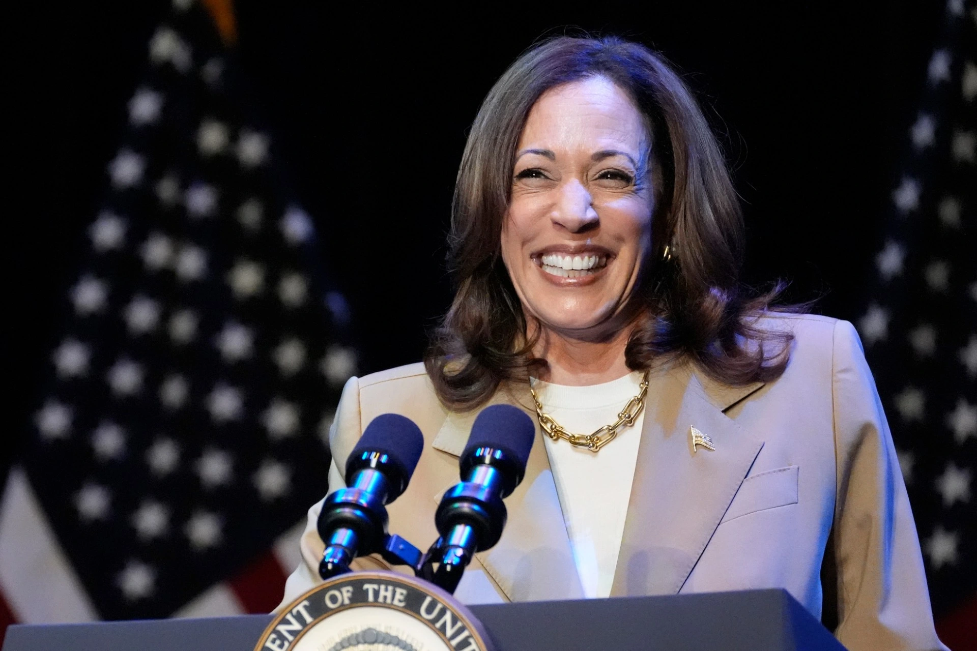 Overraskelse fra Kamala Harris i natt