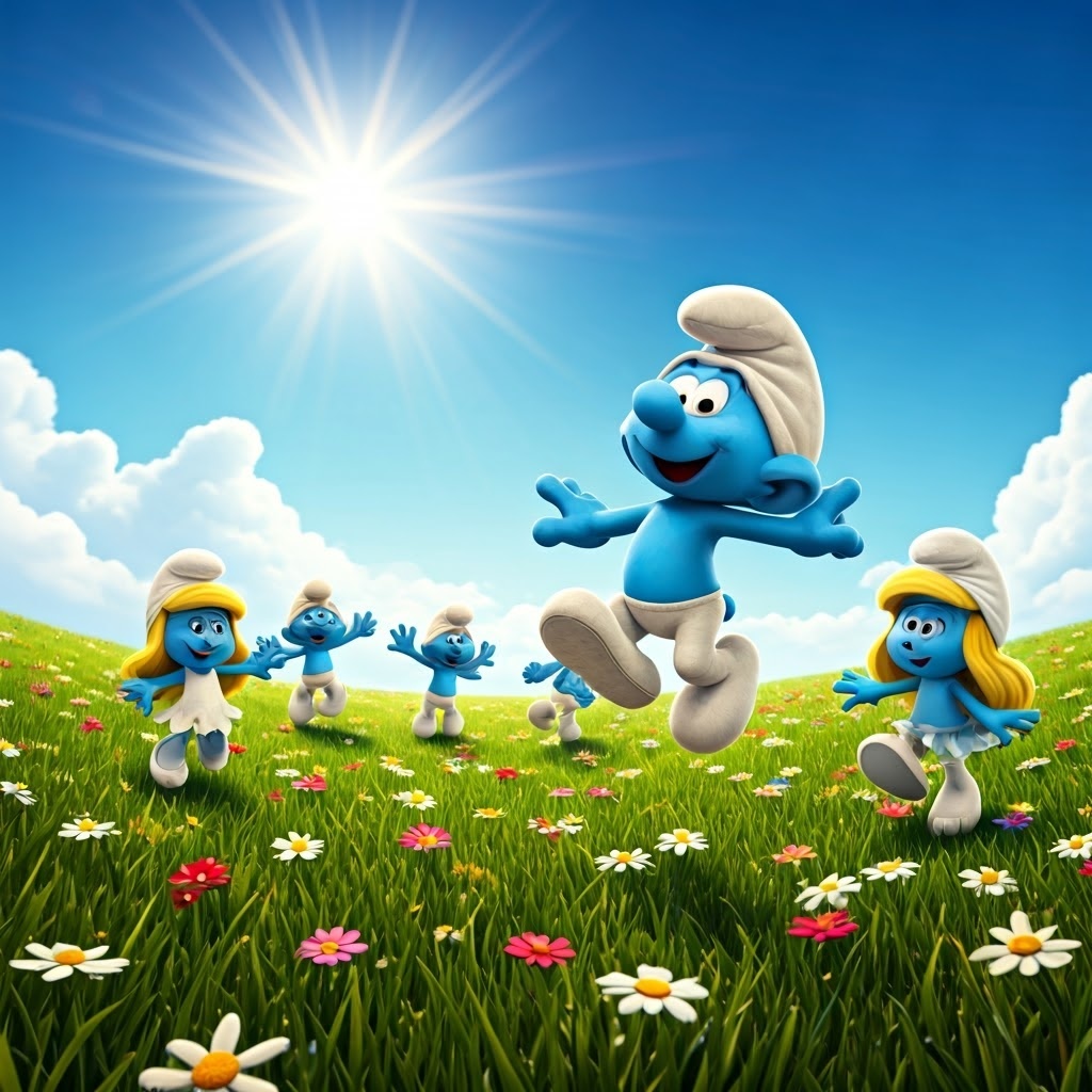 Blått er det nye blockbuster: Smurfene tar sommeren med storm