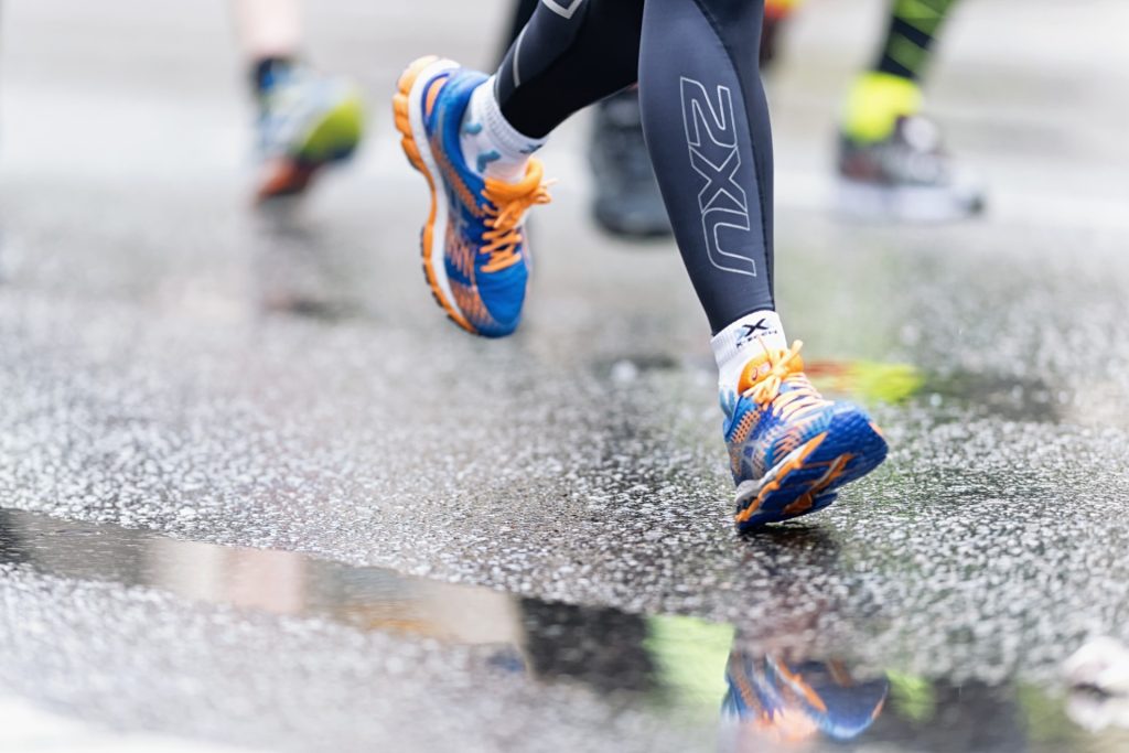En massiv redningsaksjon pågår under et maraton