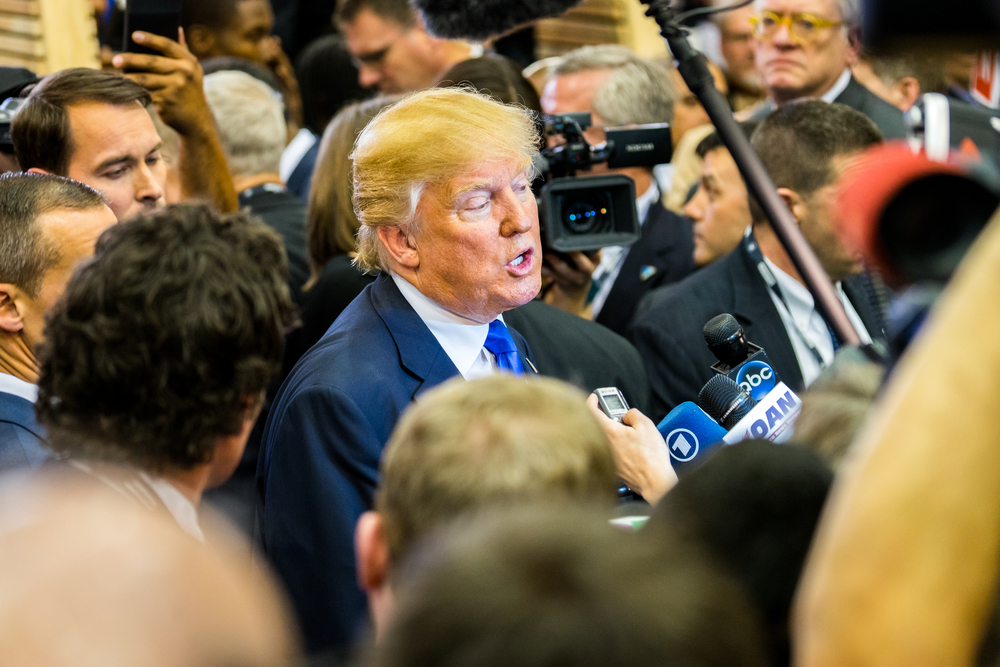 Trump i trøbbel etter naken-tegning: Det er ikke min krusedull!