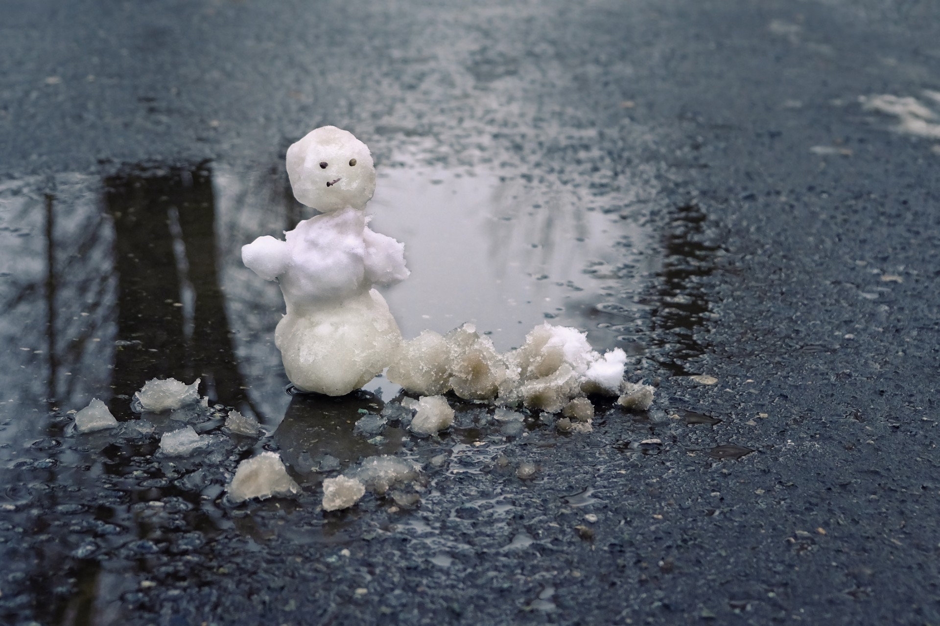 Fikk sjokk: Her snødde det denne uken