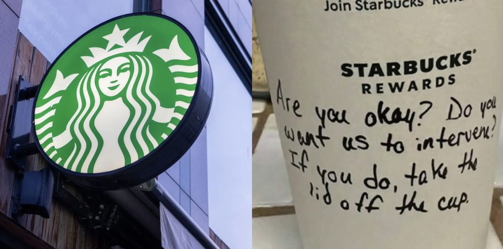 Starbucks-ansatt hyllet: Reddet tenåring med hemmelig melding på kopp