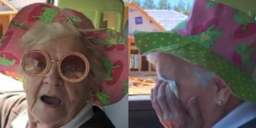 Barnebarn får 88 år gammel bestemor til å gråte med hjerteskjærende overraskelse