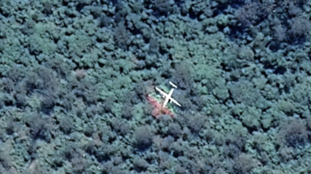 Skummelt funn på Google Maps: «Krasjet»-fly funnet i regnskog