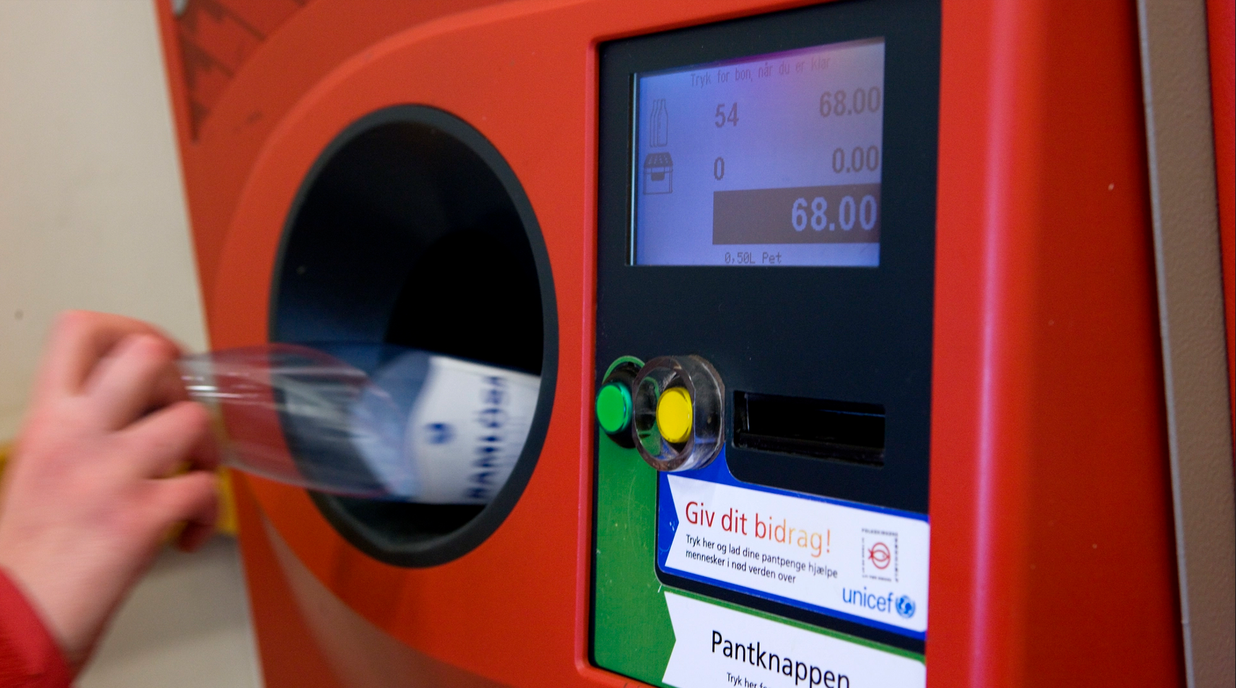 Kunden glemte kvitteringen i pantemaskinen: Det var en stor tabbe