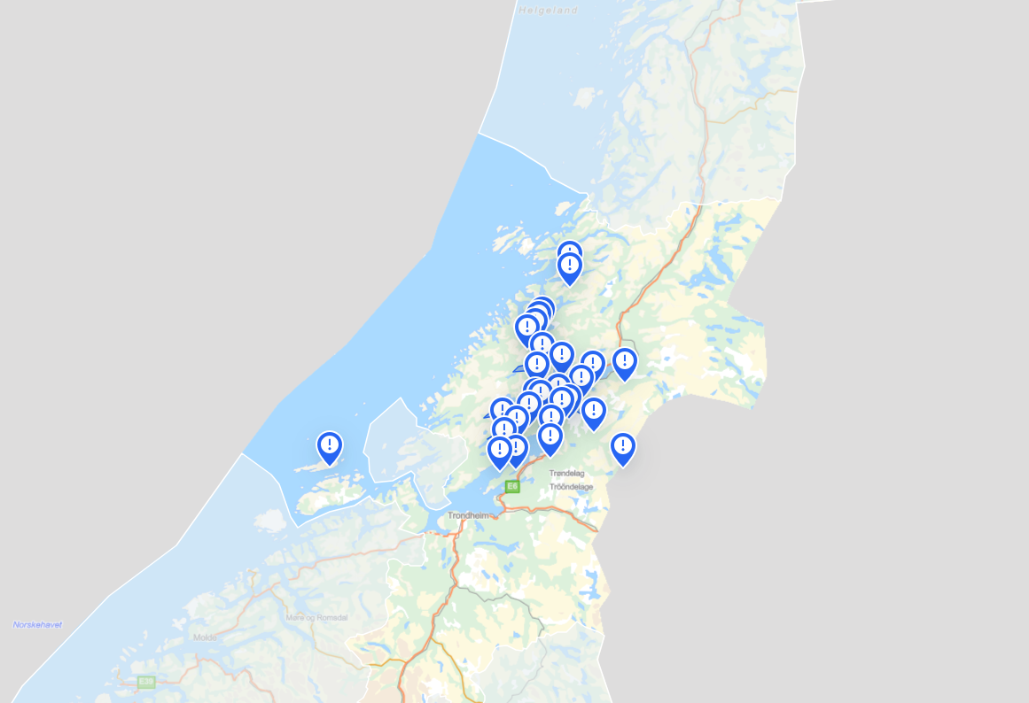 Over 1.500 uten strøm mandag morgen