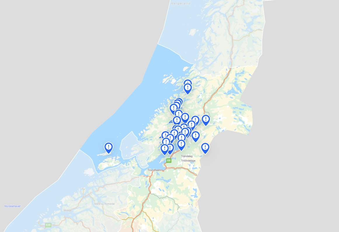 Over 1.500 uten strøm mandag morgen