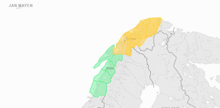 Snøbyger og snøfokk skaper utfordringer