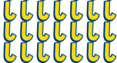 Optisk illusjon: Klarer du å finne tallet 1 blant speilvendte J-er på 5 sekunder?