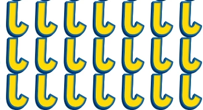 Optisk illusjon: Klarer du å finne tallet 1 blant speilvendte J-er på 5 sekunder?