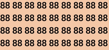 Kan du finne tallet 83 blant alle 88-erne?