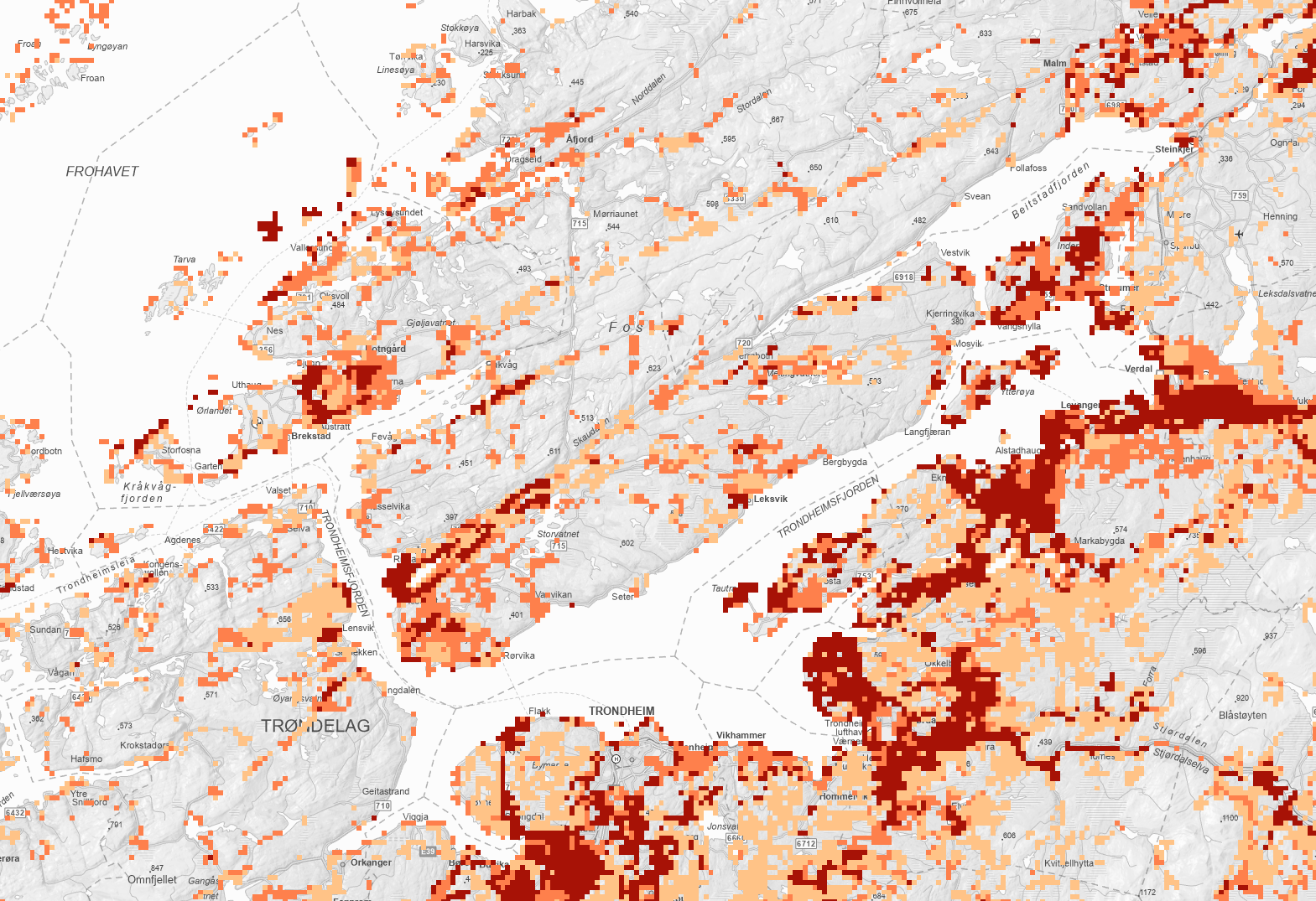 Sjekk kartet: Er området ditt et hotspot?