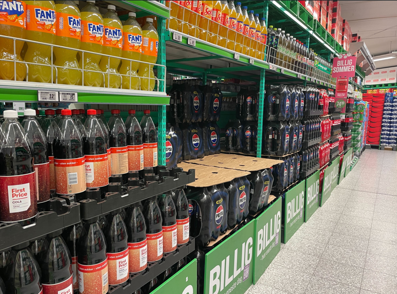 Priskrig på brus hos Kiwi, Rema 1000 og Coop Extra: Her er det billigst