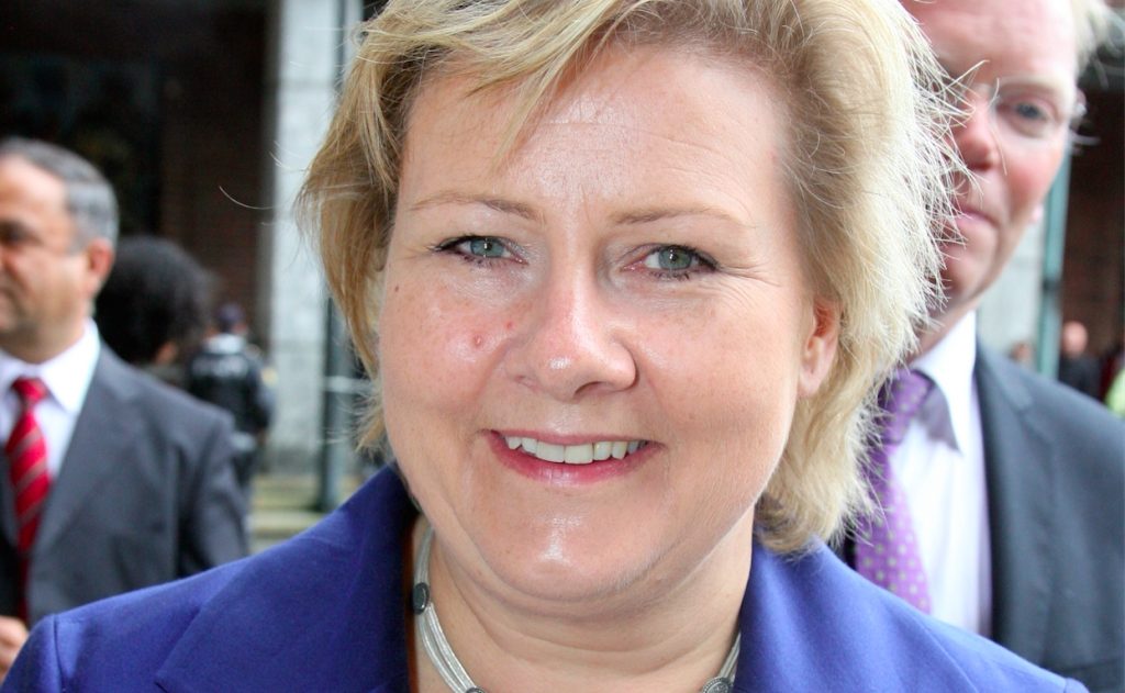 Erna Solberg gjenvalgt som norsk statsminister