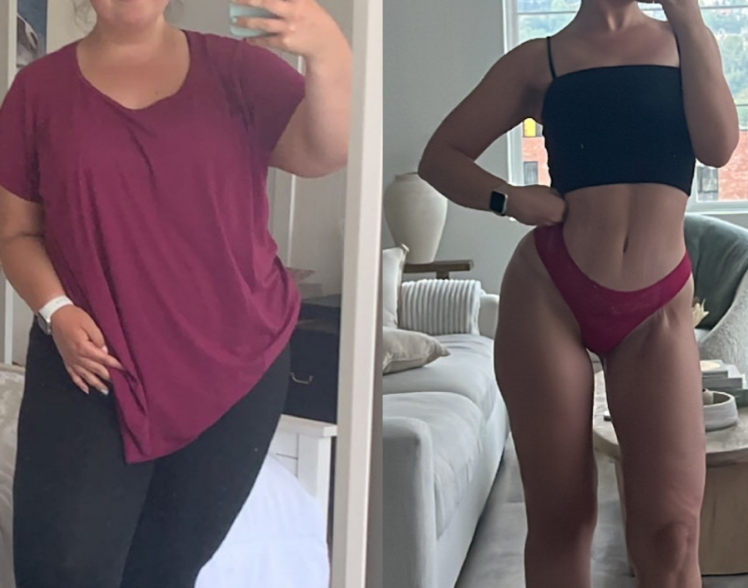 Ung kvinne snudde livet og gikk ned 60 kg: I dag er hun ugjenkjennelig