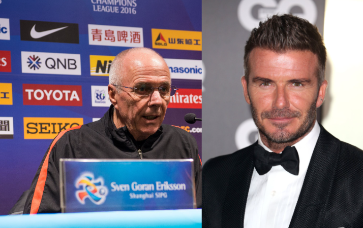David Beckham med rørende gestus