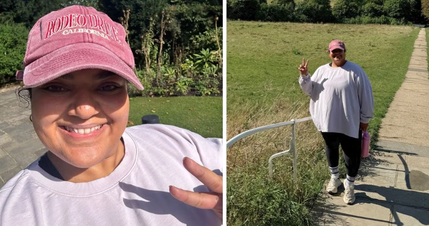 Hun gikk 10 kilometer hver dag – da skjedde det noe overraskende