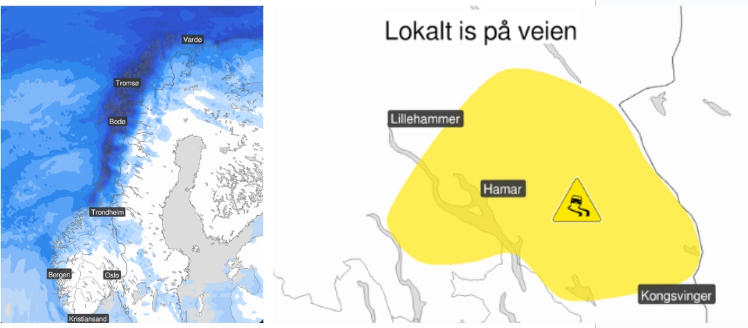 Yr: I dag får vi &laquo;mye vær&raquo;!