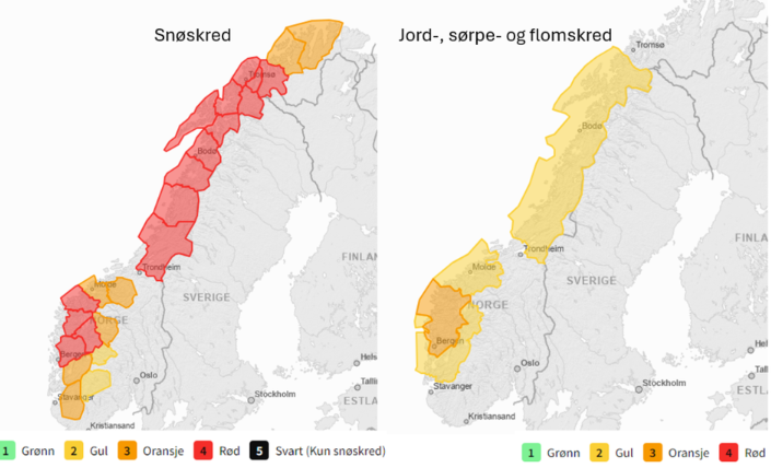 Nye advarsler: Bor du i vest eller nord, må du lese her