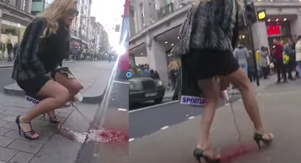 Ung kvinne spruter ut stråle av blod over hele gata: ‘Hjelp! Jeg har en menstruasjons-eksplosjon’