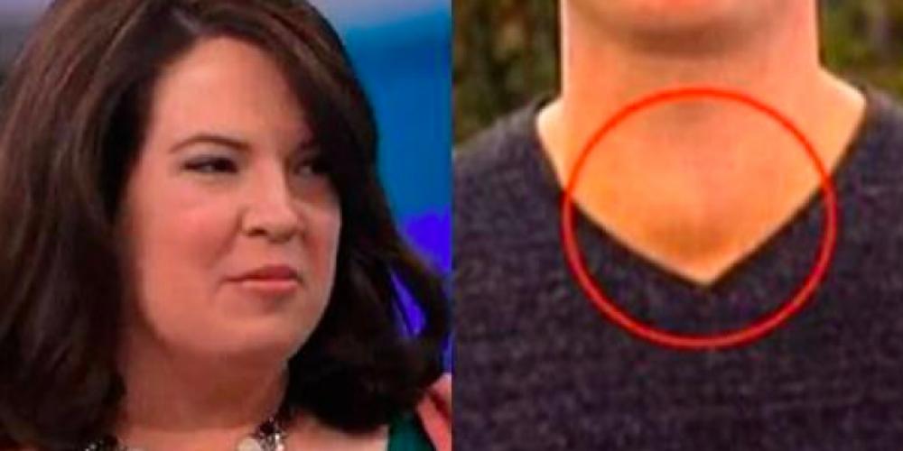 Hun spotter noe rart på TV-vertens hals – så skriver hun en e-post som endrer livet hans
