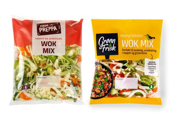 BAMA tilbakekaller 6.600 poser med Wok Mix