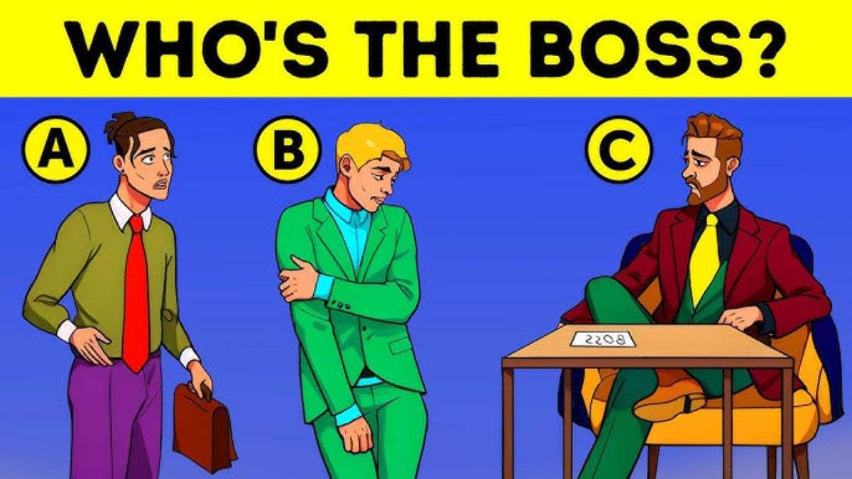 IQ-test: Finn hvem som er sjefen på bare 5 sekunder