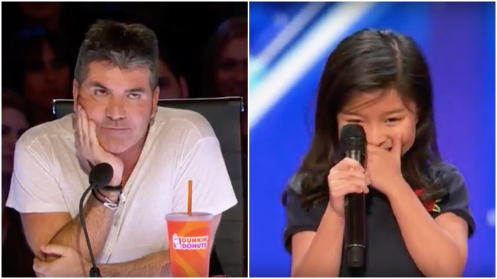 Simon Cowell sukker over 9-årig jentes klassiske sangvalg – men sekunder senere mister han munn og mæle