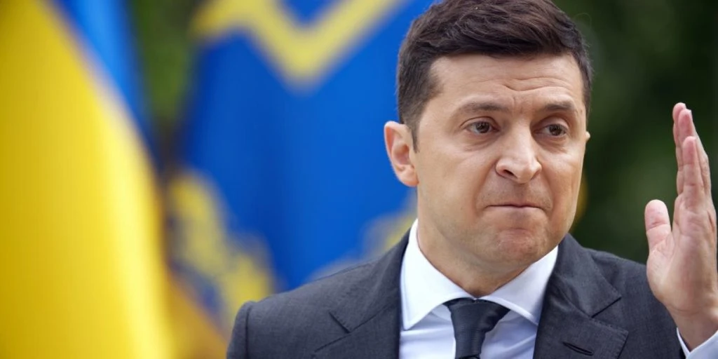 President Zelensky i tårer